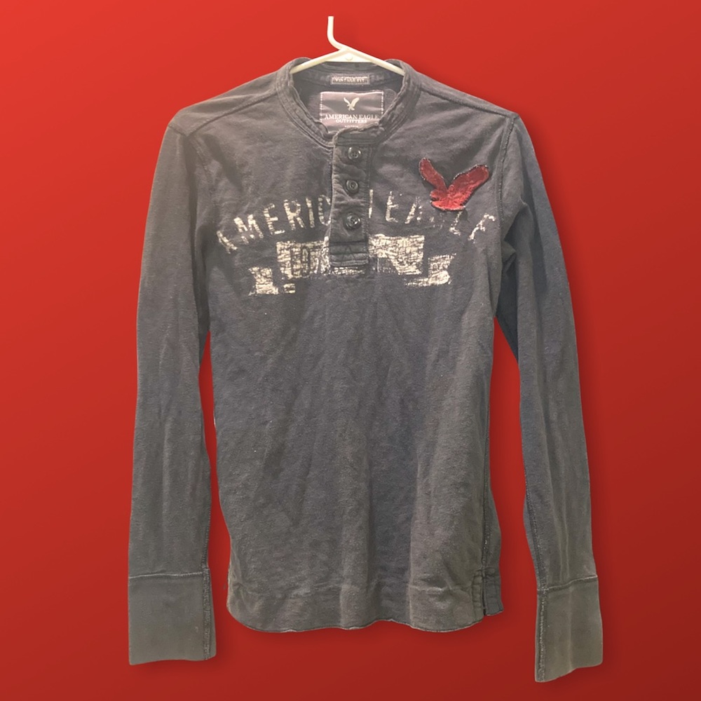 American Eagle Long Sleeve Vintage Fit Shirt